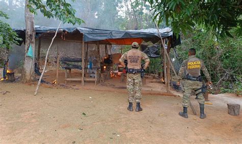 ELEMENTOS PF RO deflagra operação para combater garimpo e extração