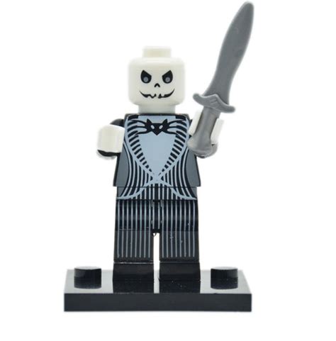 Jack Skellington Minifigure fits LEGO with Weapon from The Nightmare B