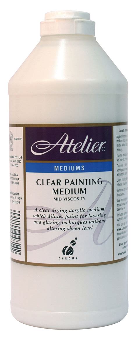 Atelier Clear Painting Medium 1 Litre