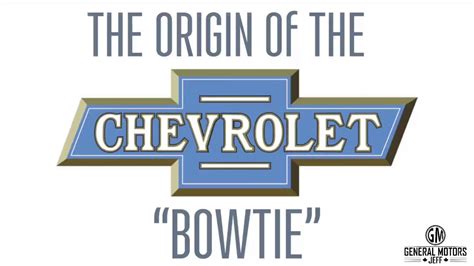 The Origin Of The Chevrolet Bowtie Youtube