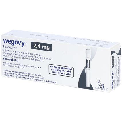 WEGOVY 2 4 Mg FlexTouch Injektionslsg Fertigpen 1x3 Ml Mit Dem E Rezept