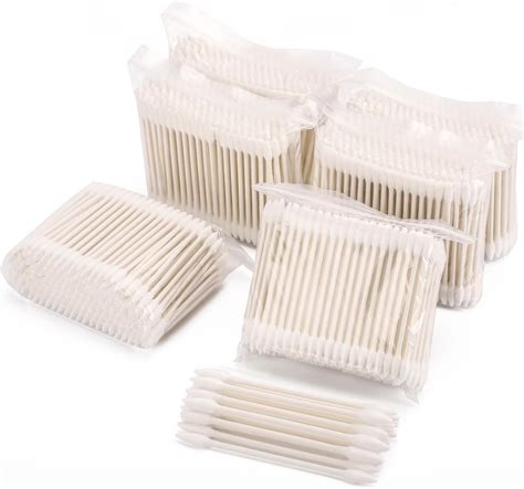 Amazon TecUnite 600 Pieces Cotton Swabs Double Precision Cotton