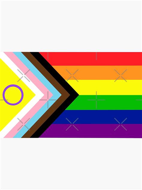 2021 Intersex Inclusive Progress Pride Flag Sticker For Sale By Nyxfn