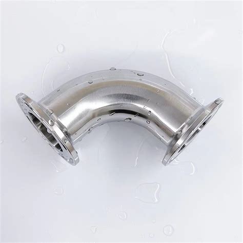 Wenzhou Food Grade Ss L Clamped Elbow Pipe Connector Sanitary