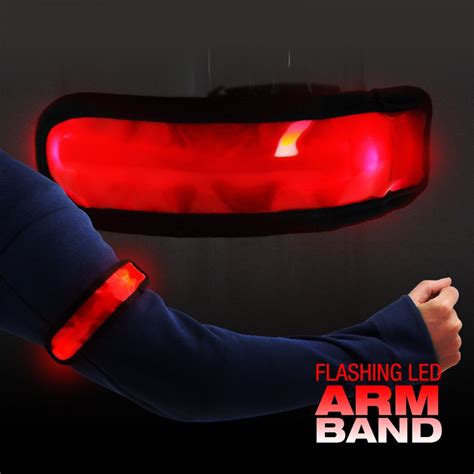 Flashing LED High Visibility Armband