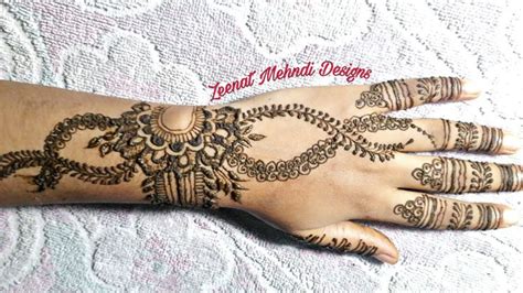 Henna Design Back Hand By Zeenat Mehndi Designs Henna Designs