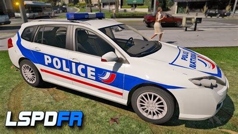 POLICE NATIONALE Renault Laguna Break LSPDFR GTA 5 MODS YouTube