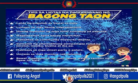 Tips Sa Ligtas Na Pagdiriwang Ng Bagong Taon