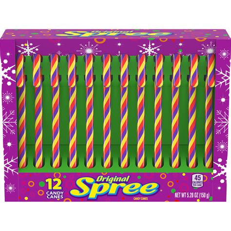 Spree Candy Canes Original Packaged Candy Mackenthuns