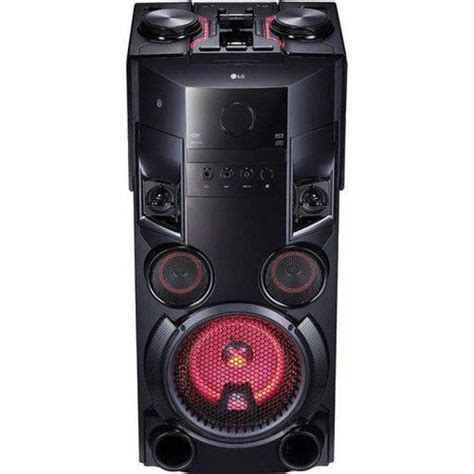 Mini System Lg X Boom Festa Om5560 Torre Preto 500W MadeiraMadeira