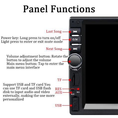 Cheap Hippcron Car Radio 2 Din Stereo Receiver Audio 7 Inches HD Mp5