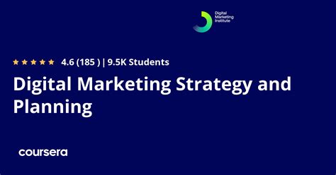 Digital Marketing Strategy And Planning Specialization Coursya