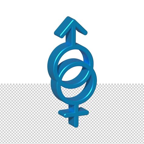 Premium Vector 3d Gender Symbol