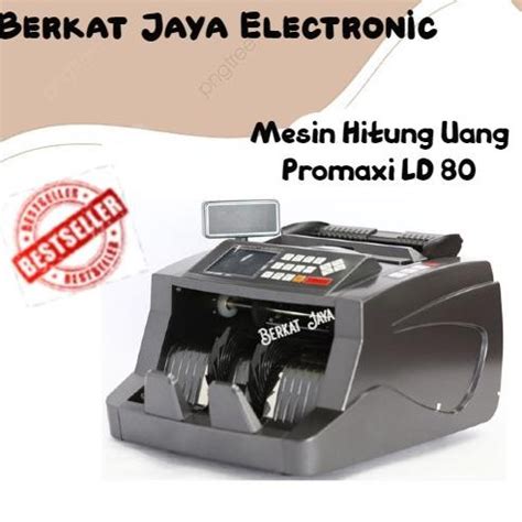 Jual Mesin Hitung Uang Promaxi Ld 80 Vc Counts 1000 Minutes High