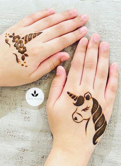 Beautiful Henna Design Ideas Unicorn Henna