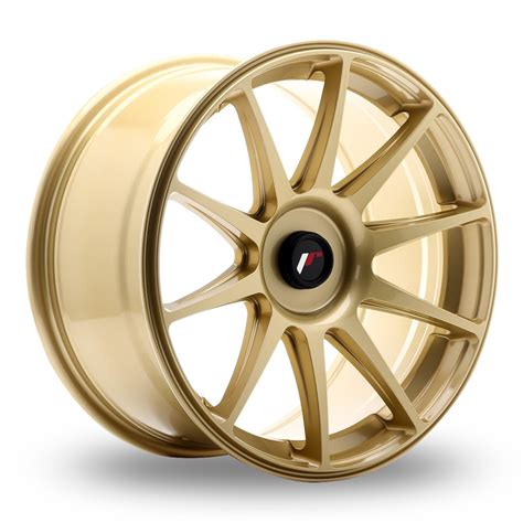 Japan Racing JR11 8 5x18 Custom Fitment Gold 18 Alloy Wheels