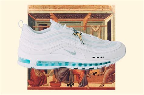 Custom MSCHF x INRI Nike Air Max 97 "Jesus Shoes" | Grailify