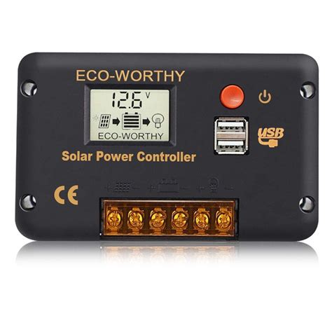 Eco Worthy V V A Solar Charge Controller Intelligent Regulator