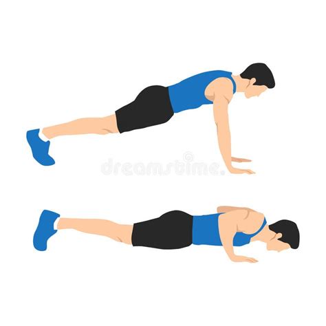 Man Doing Push Ups Stock Illustrations 350 Man Doing Push Ups Stock Illustrations Vectors