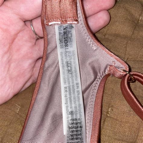 Victoria S Secret Women S Pink And Gold Bikini And Tankini Tops Depop