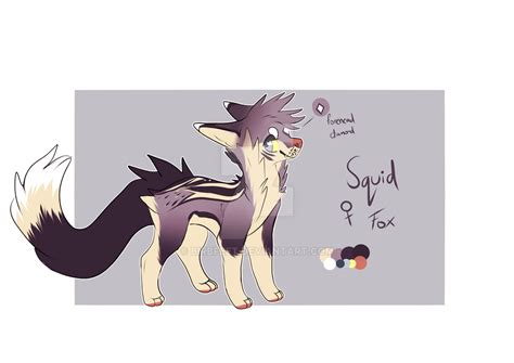 Squid Ref Fursona By Birbfeet On Deviantart