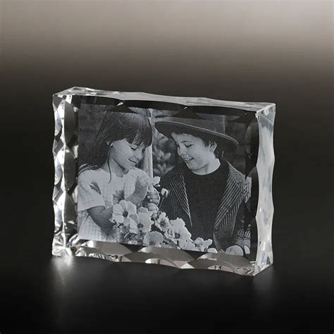 D Laser Engraving Blank K Crystal Cube Sublimation Blank Crystal