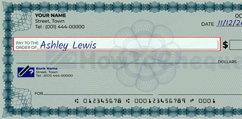 1790 Check How To Write A Check For 1790 Dollars