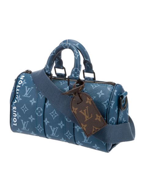 Louis Vuitton Monogram Playground Keepall Bandouliere 25 Black