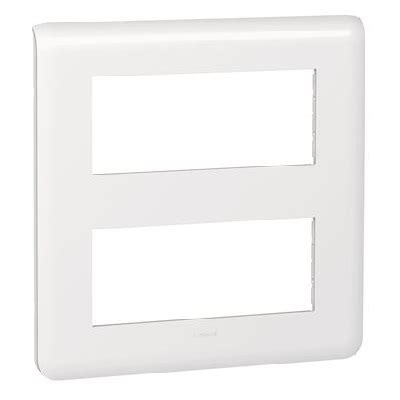 LEGRAND Plaque Programme Mosaic 2x5 Modules Blanc REF 078830