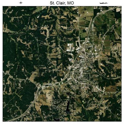 Aerial Photography Map Of St Clair Mo Missouri