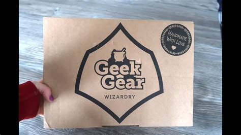 Harry Potter World Of Wizardry Geek Gear Box Unboxing March 2019 YouTube