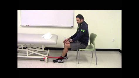 Knee Flexion Exercises With Band