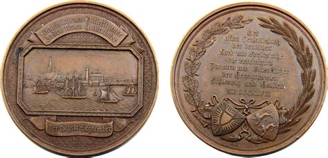 Germany States Danish Duchies Of Schleswig And Holstein 1847 Medal 11th