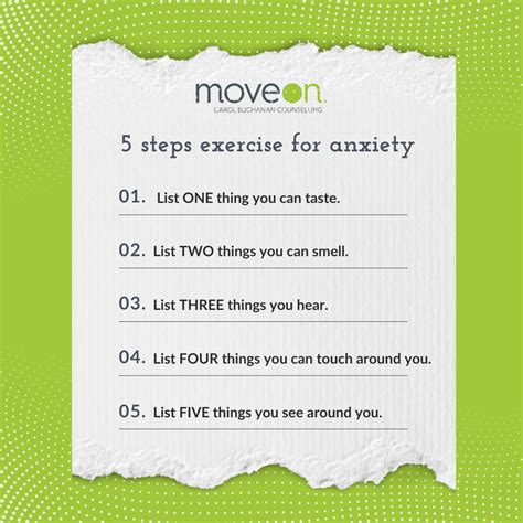 5 Steps Exercise For Anxiety Step Social