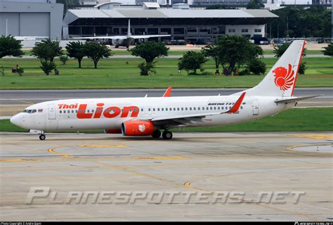 HS LUZ Thai Lion Air Boeing 737 8GP WL Photo By Andre Giam ID