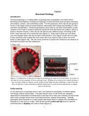 Lab 9 Structure Fall 2020 Docx Pdf Name Structural Geology