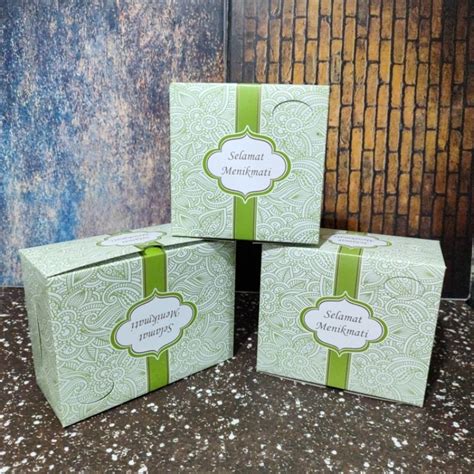 Jual Box Snack Dus Kue Motif Batik Isi Pcs Shopee Indonesia