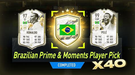 Fifa X Brazilian Prime Or Moments Icon Player Pick Packs Youtube