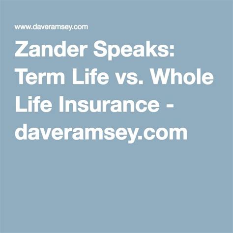 Term Vs Whole Life Insurance Whats The Difference Whole Life Insurance Life Insurance