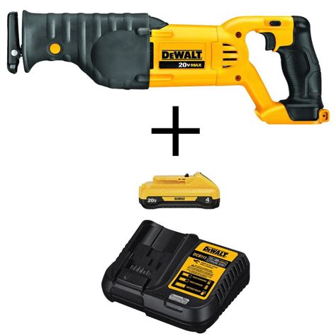 Dewalt V Max Cordless Reciprocating Saw With V Ah Compact