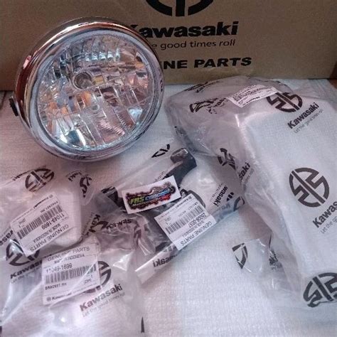 Jual Lampu Bulat Ninja Ss Reflektor Plus Breket Kupingan Original Lampu