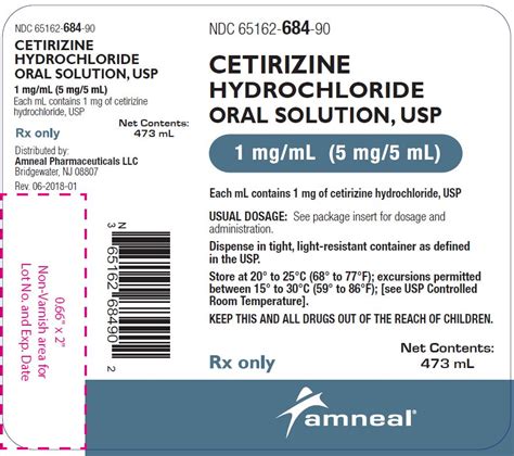 Cetirizine Hydrochloride Cetirizine Solution