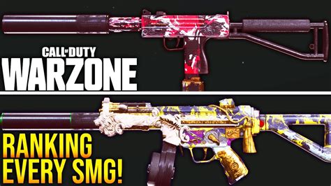 Call Of Duty Warzone Ranking Every Smg And Best Meta Loadouts Warzone