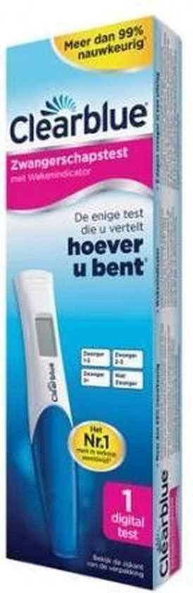 CLEARBLUE Zwangerschapstest Met Wekenindicator Vertelt Hoe Ver U Bent