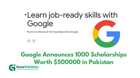 Google Scholarships For Pakistan Build Your Future With Google