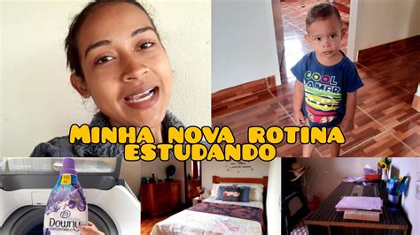 Minha Nova Rotina Estudando Como Da Conta De Tudo Casa Filho