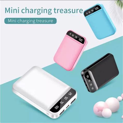 Jual Travel Powerbank Mah Cute Mini Kartun Travel Mirror Screen