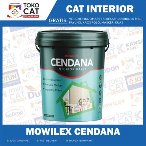 Jual Cat Tembok Interior Mowilex Cendana Putih 101 Warna Lain 25KG