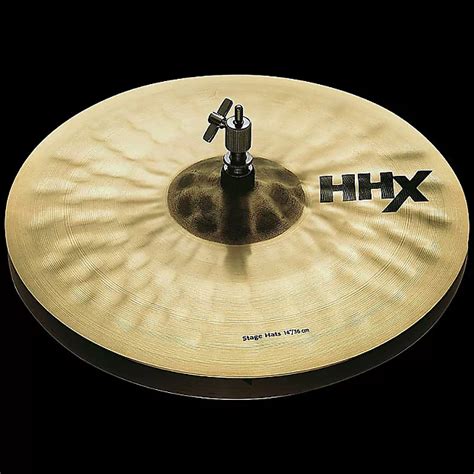 Sabian 14 HHX Stage Hi Hat Cymbals Pair Reverb