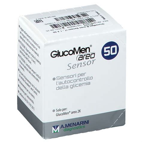 Strisce Glucomen Areo Sensor Per Analisi Del Glucosio 50 Pezzi